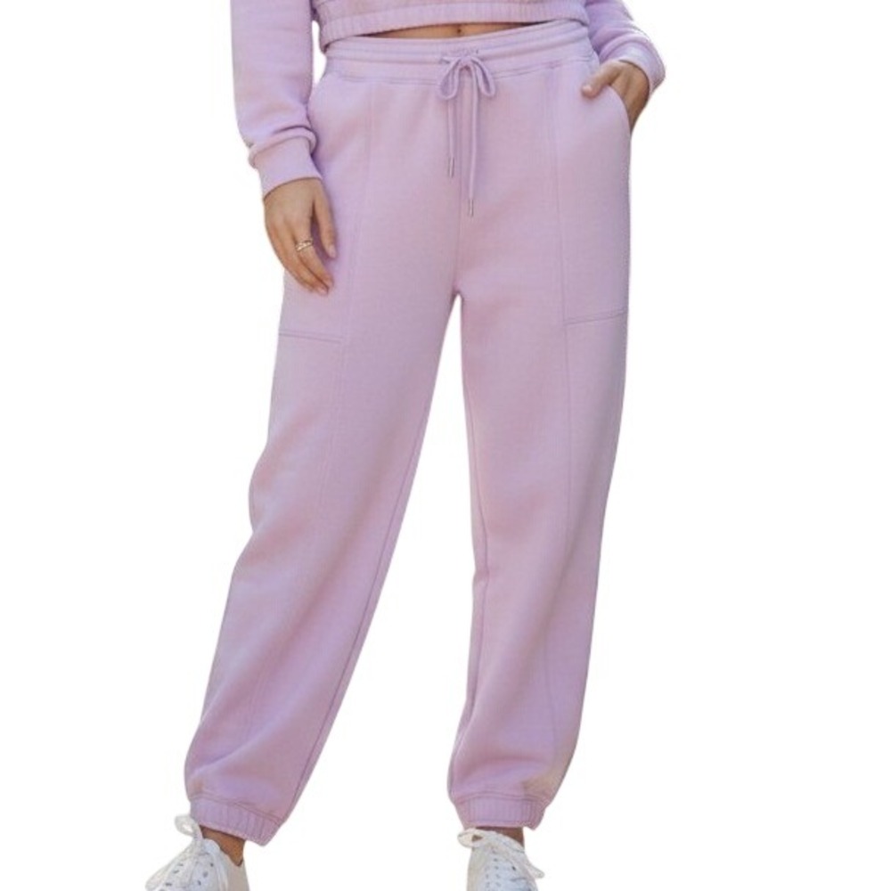 Scoop Scuba Barrel Pants Cotton Rose Pink XL 16-18 Joggers NWT